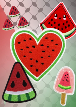 Strijkpatches Watermeloen