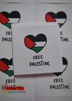Gratis Palestina mini-stickers
