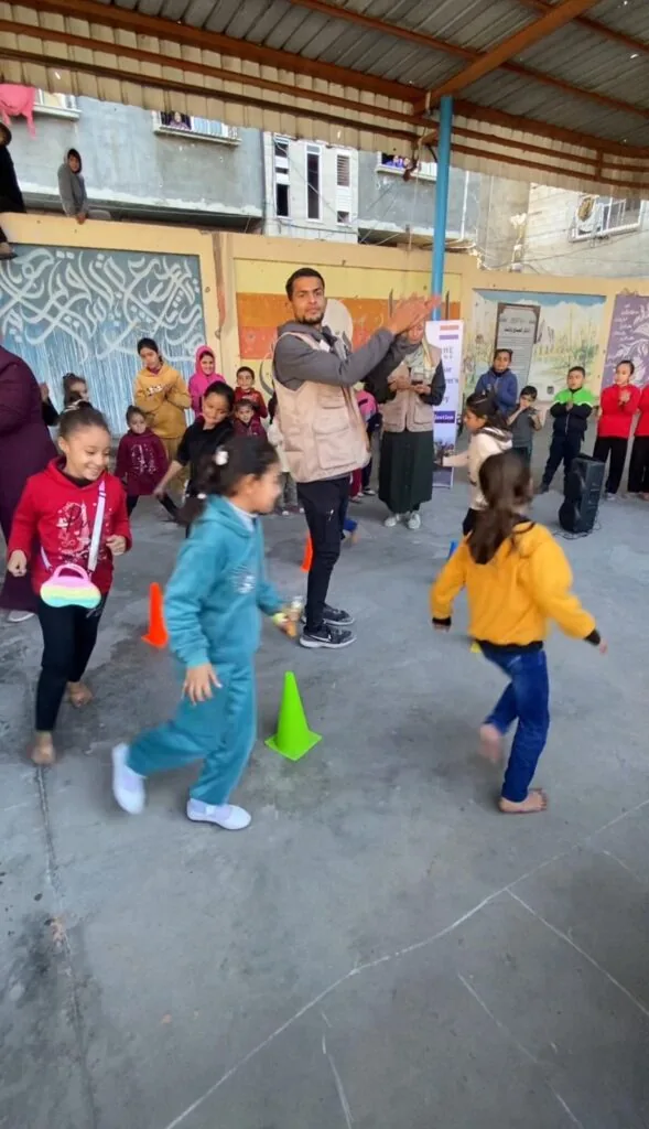 plezier maken in palestina
