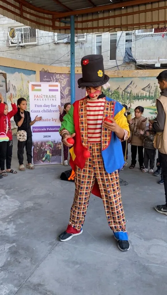 clown in gaza