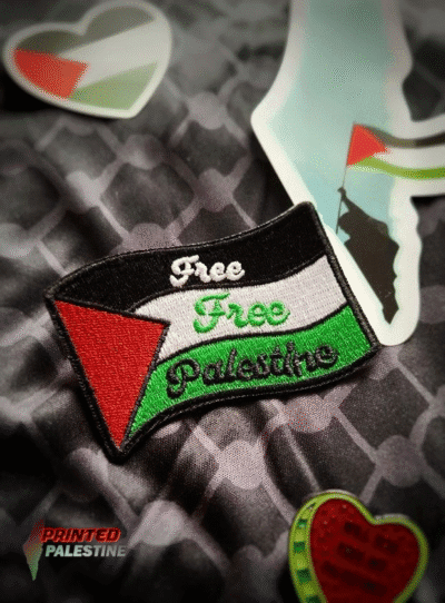 Strijkpatch FREE FREE PALESTINE