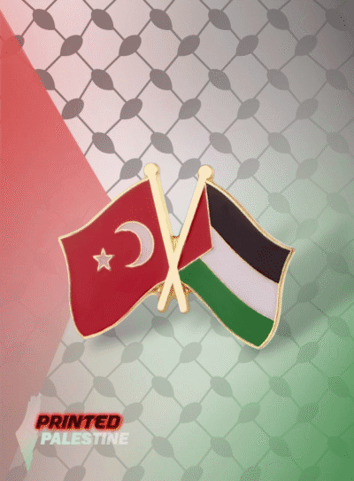 Türkiye Palestina Solidariteit Pin