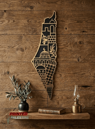 Wanddecoratie Palestijns Erfgoed [black]
