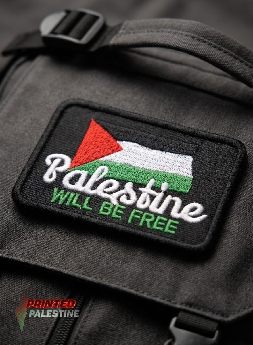 Palestina Strijkpatch 'Palestine will be free'