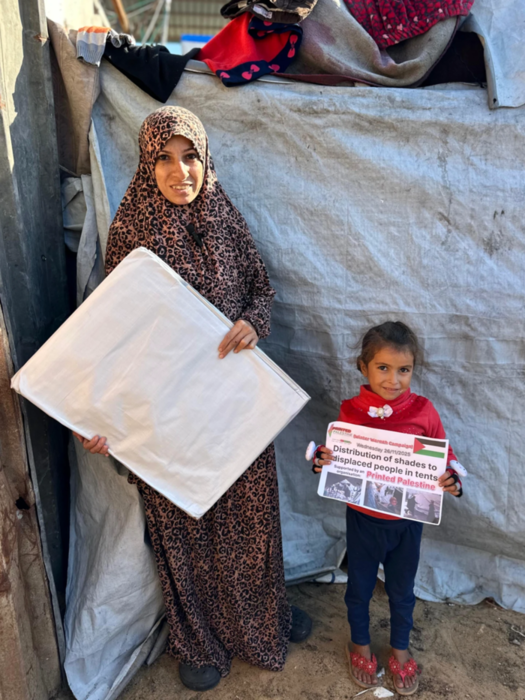 noodhulp gaza - isolatie tentenkamp winter