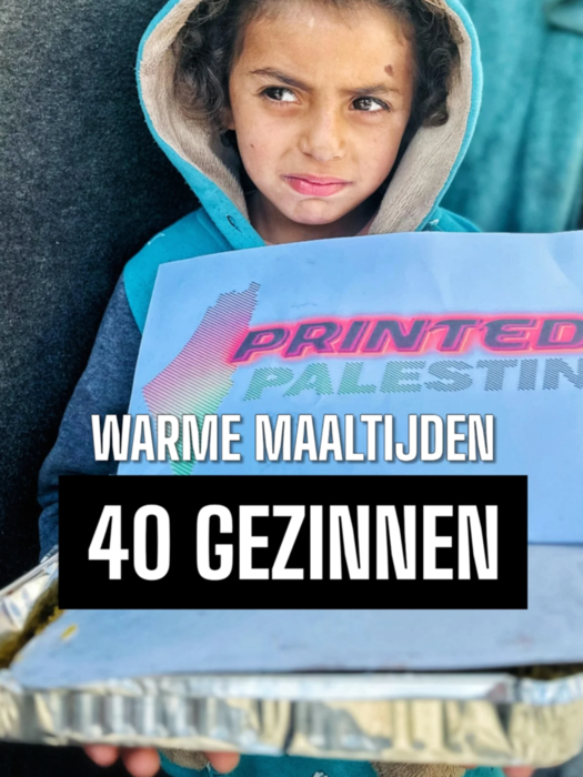 noodhulp gaza - 40 warme maaltijden voedselpakketten palestina