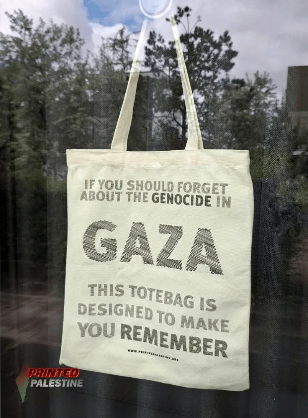 REMEMBER GAZA TOTEBAG