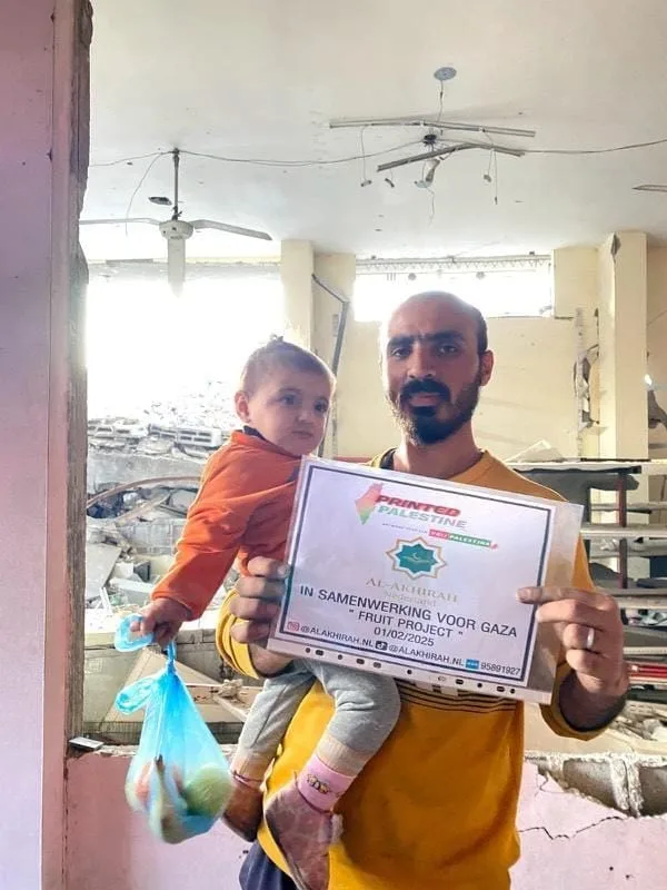 fruitpakket donatie noodhulp gaza palestina