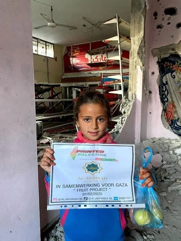 fruitpakket donatie noodhulp gaza palestina