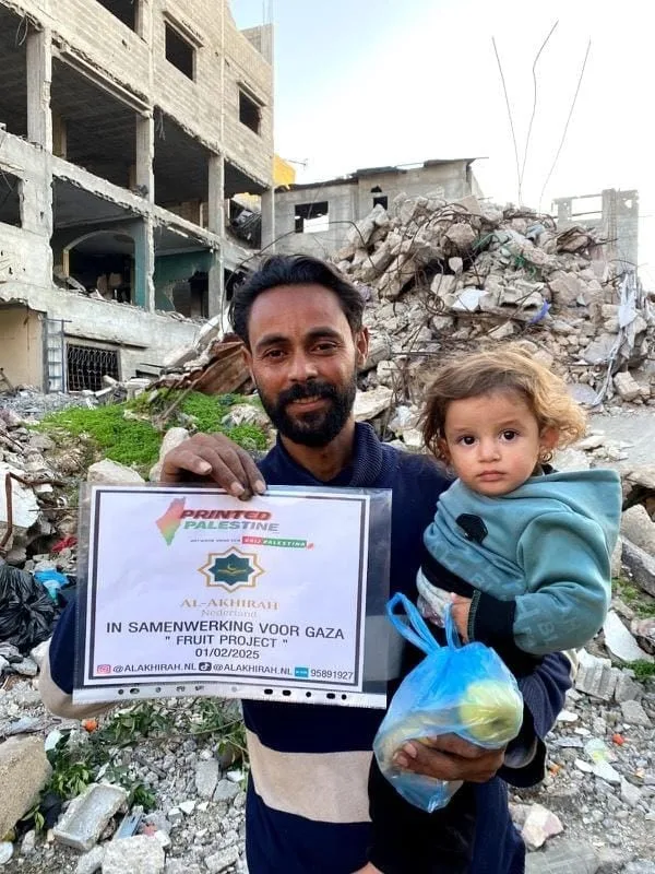 fruitpakket donatie noodhulp gaza palestina