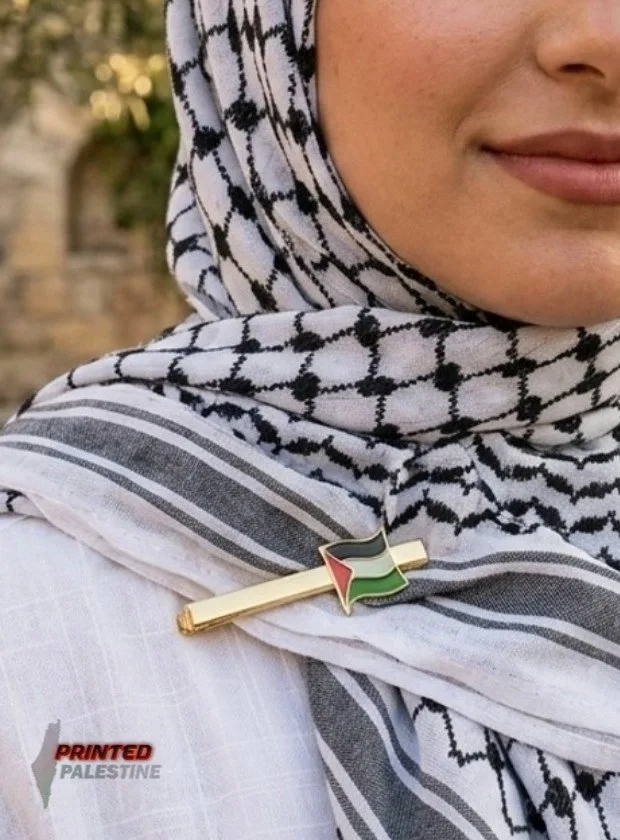 Clip-on Palestijnse Vlag 🇵🇸