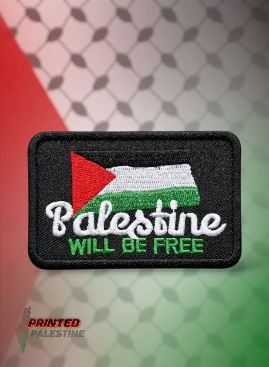Strijkpatch 'Palestine WILL BE FREE' - Afbeelding 3