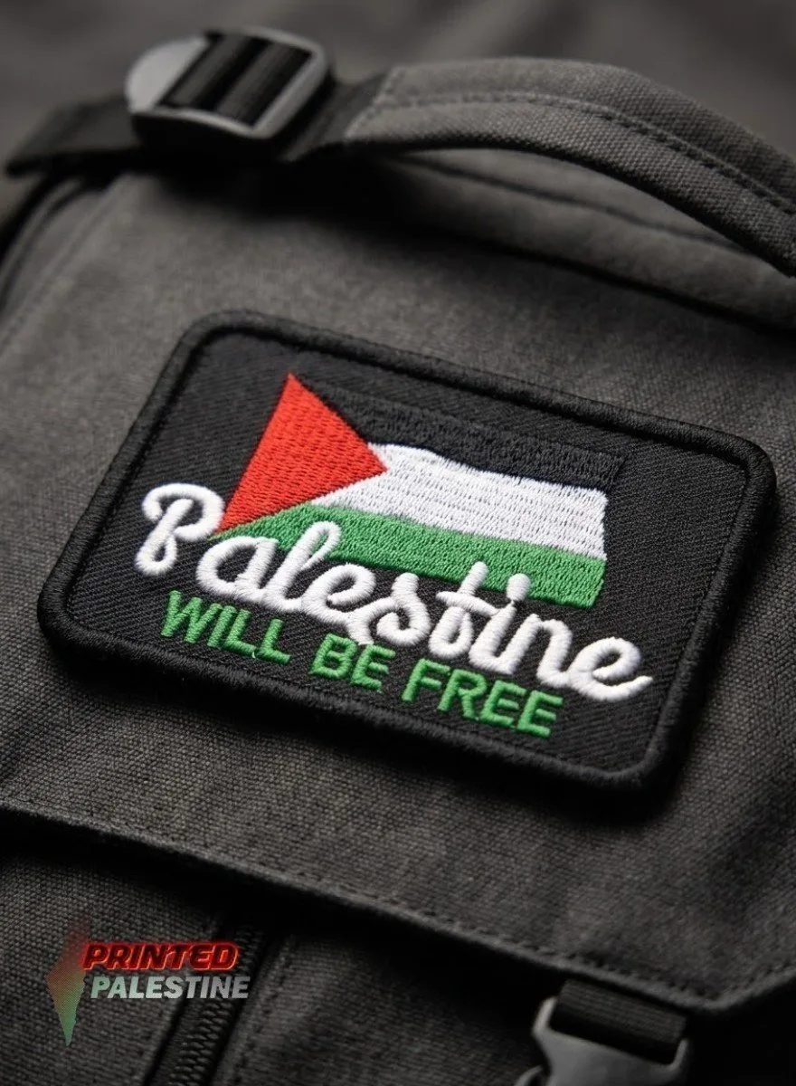 Strijkpatch 'Palestine WILL BE FREE'