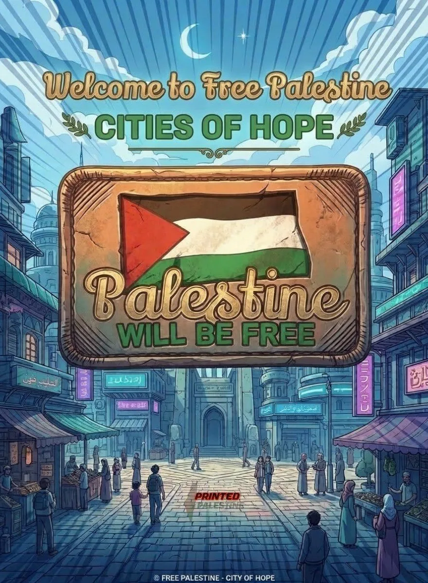 Strijkpatch 'Palestine WILL BE FREE' - Afbeelding 2