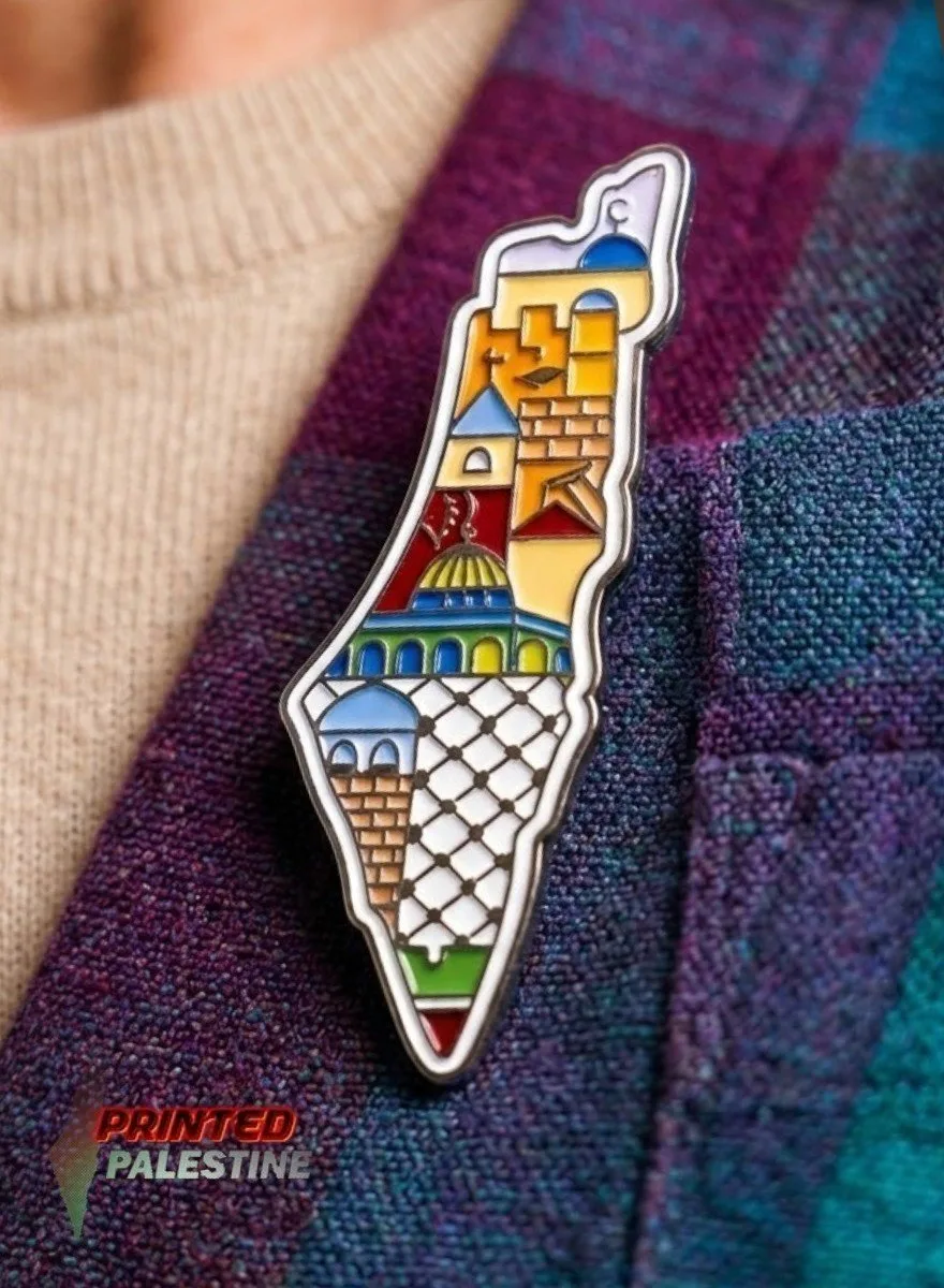 'Colors of Al-Quds' Palestina Pin